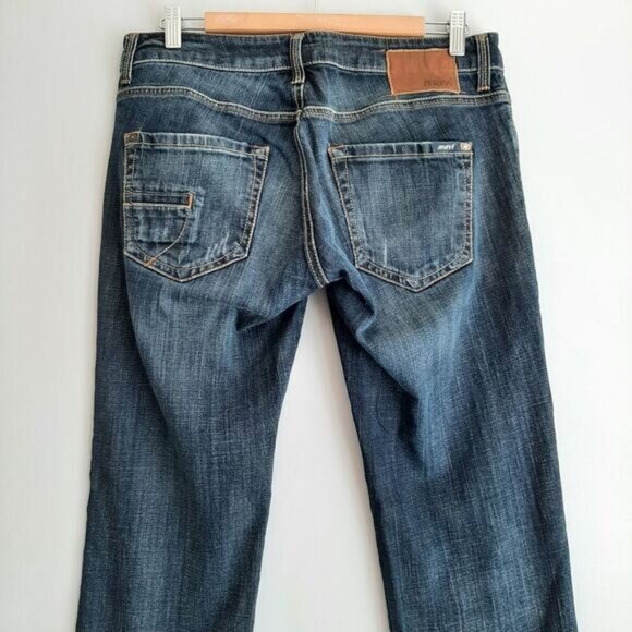 MAVI | Patti Straight Faded & Distressed Ripped  Blue Jeans Sz 28 - Picture 9 of 13